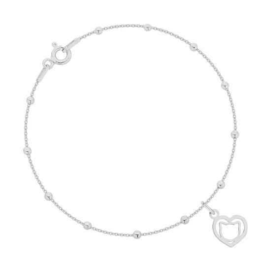 Bransoletka z kotkiem w sercu