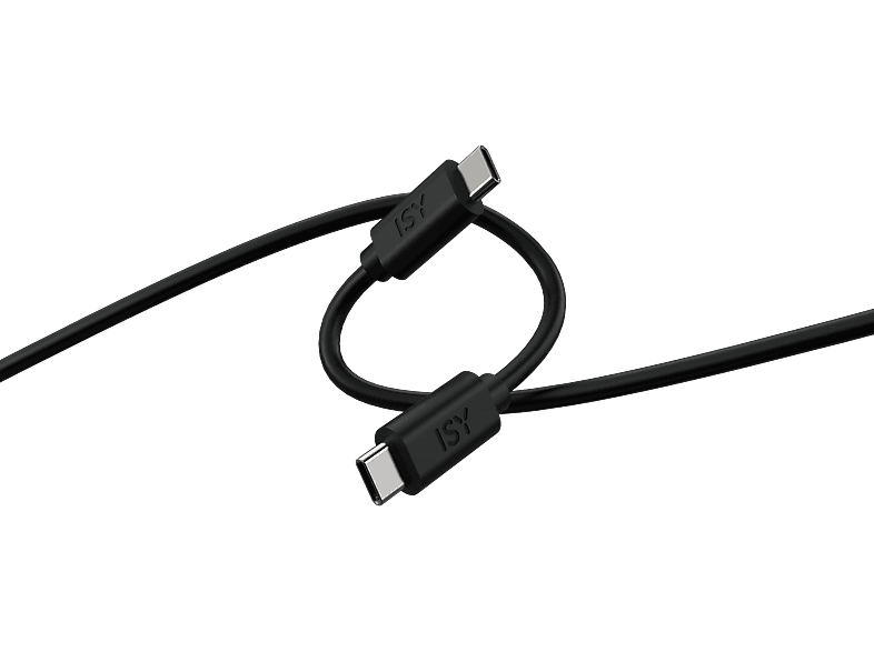 Kabel USB-C ISY IUC-1031 0.75m Czarny