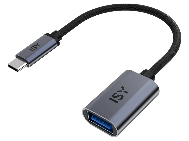 Adapter USB-C na USB-A 3.0 OTG ISY IAD-1050 Srebrny