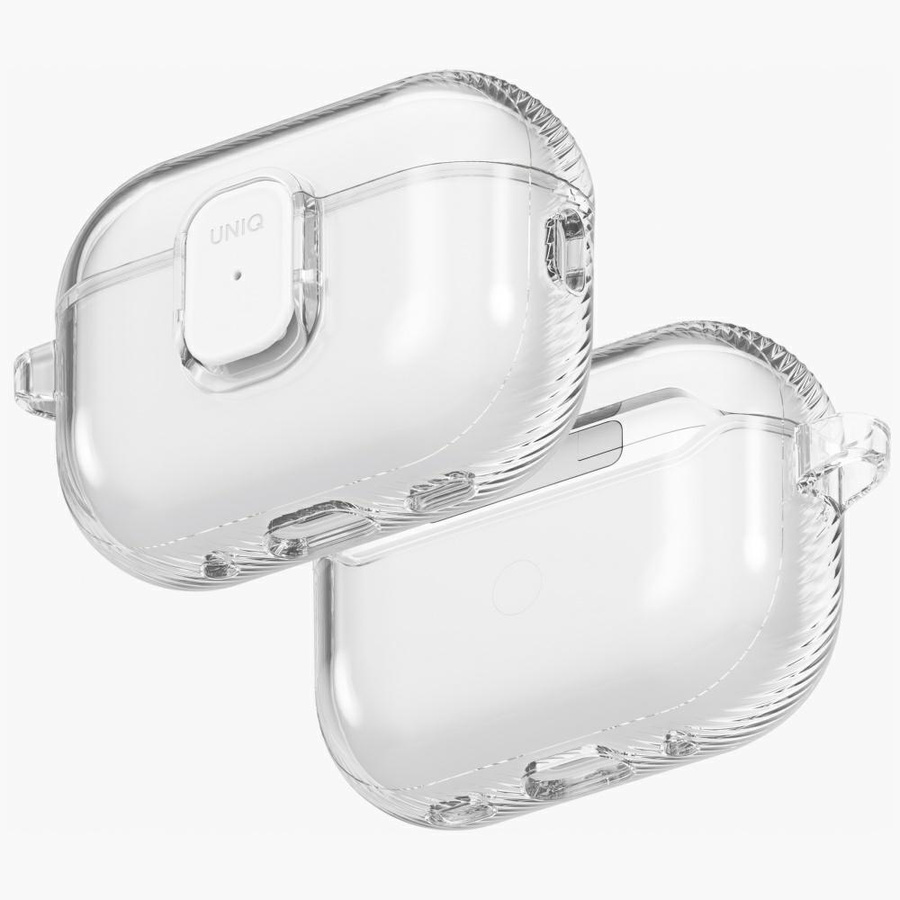 Etui UNIQ Glase Pro do AirPods Pro 3 Lock Case przezroczysty