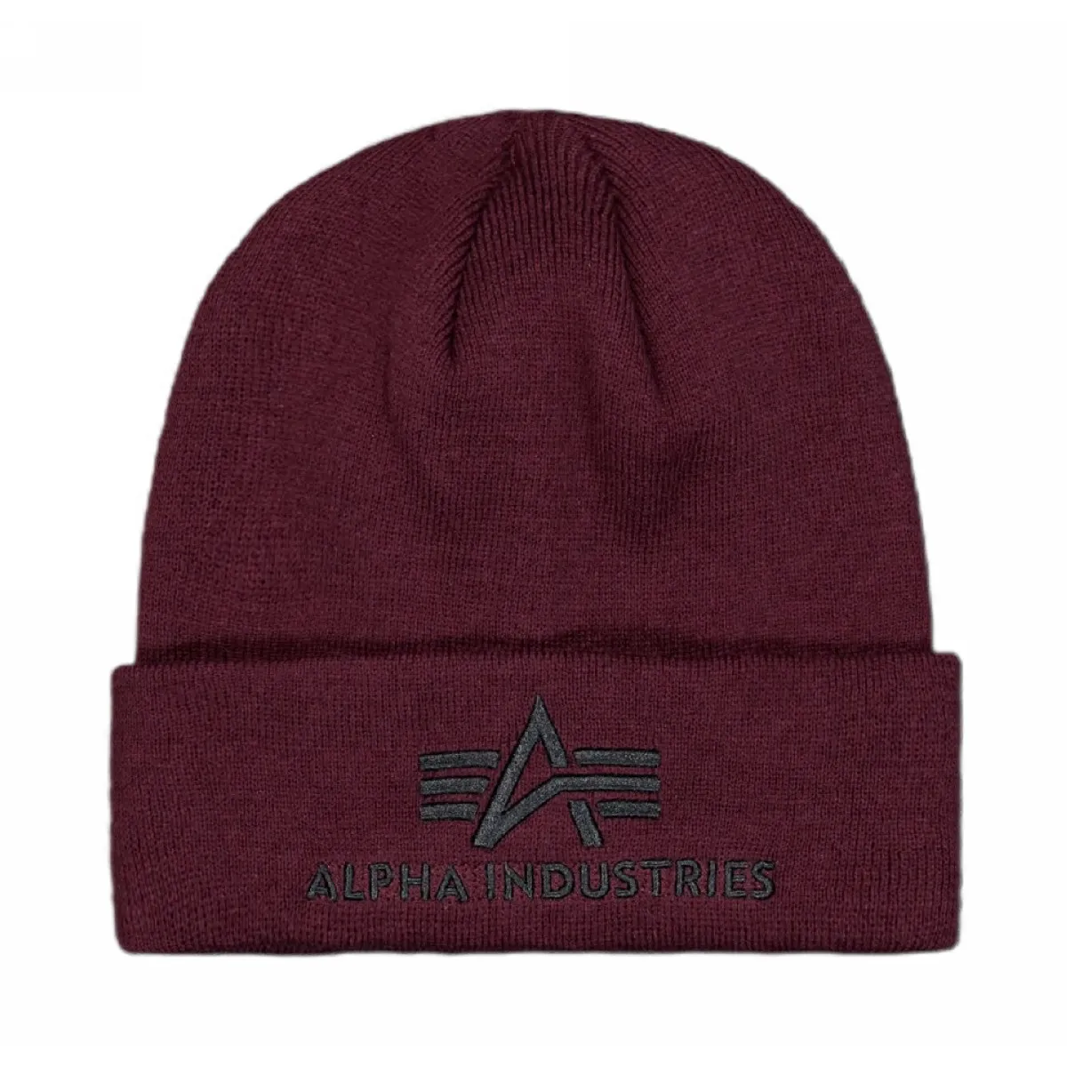 Alpha Industries Czapka zimowa 3D Beanie 168910 608 - Dark Cherry