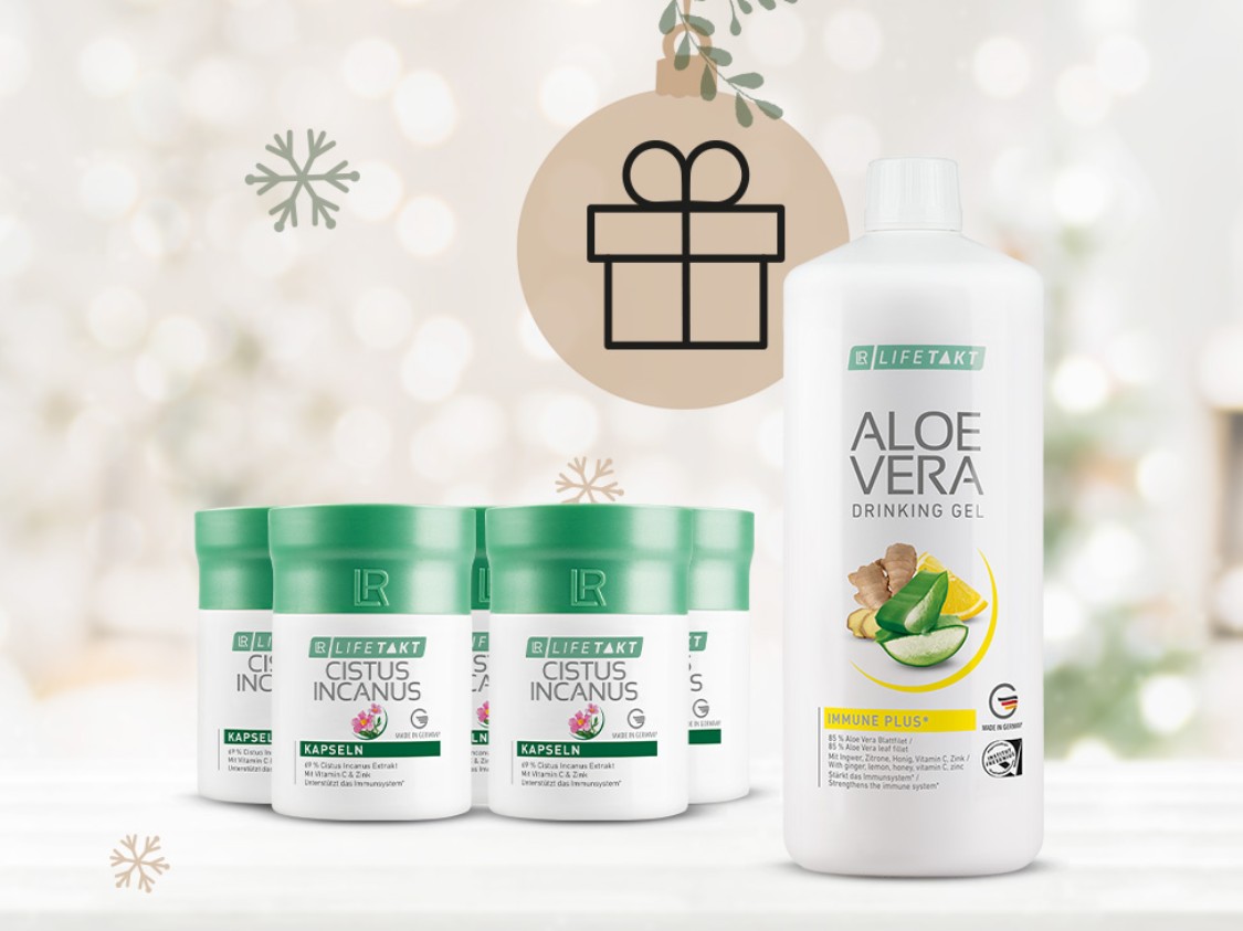 Czystek Cistus Incanus kapsułki 5x60 sztuk PIĘCIOPAK + Aloes Do Picia Immune za 1zł LR LIFETAKT Czystek Cistus Incanus kapsułki 60 sztuk pięciopak