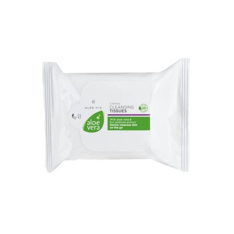 LR Aloe Vera Chusteczki Oczyszczające i Pielęgnujące Aloe Via Cleansing Tissues 25 sztuk
