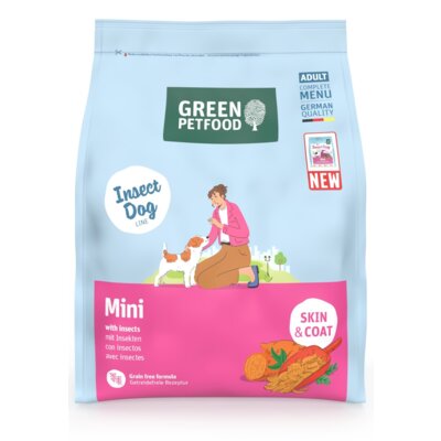 Karma dla psa GREEN PETFOOD Mini with insects 7.5 kg