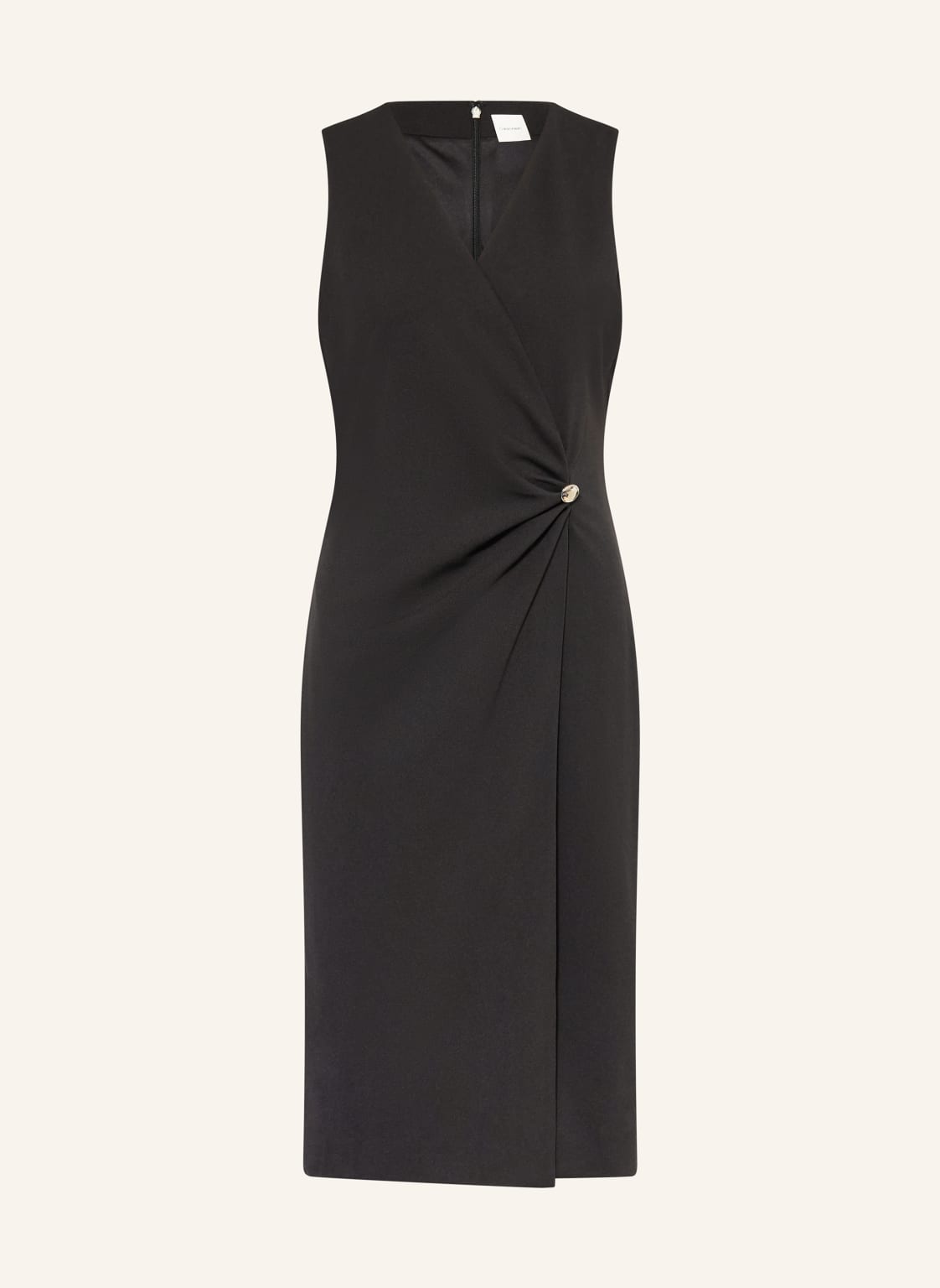Calvin Klein Sukienka O Kroju Kopertowym schwarz