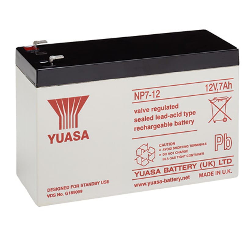 Yuasa NP7-12 Ołowiany (VRLA) 12 V 48566