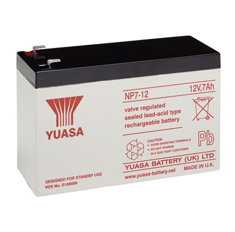 Yuasa NP7-12L Ołowiany (VRLA) 12 V 48611