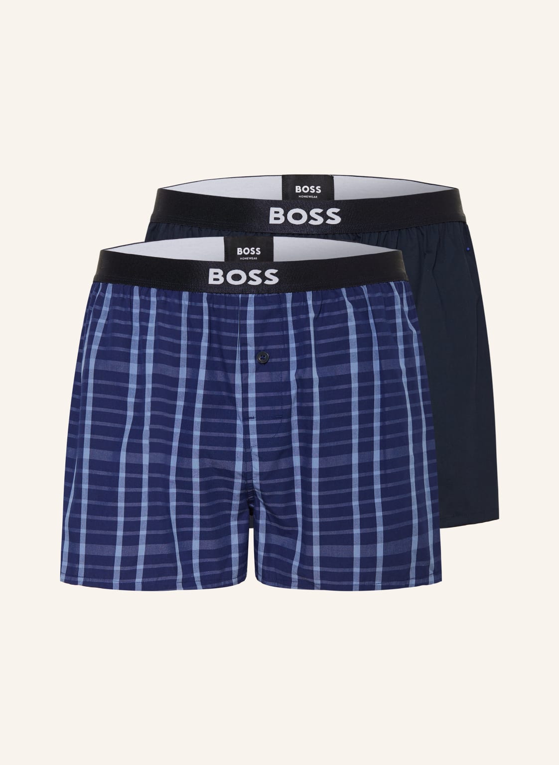 Boss Bokserki Tkane, 2 Szt. blau