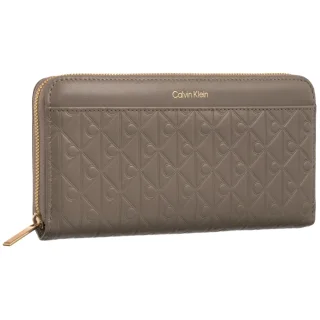 Portfel Emblem Aop Embossed Long Wallet LV04F1097G VFU (CK722-a) Calvin Klein