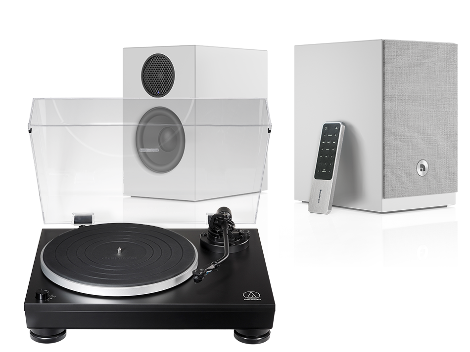 Audio-Technica AT-LP5X (czarny) + A28 W (biały)