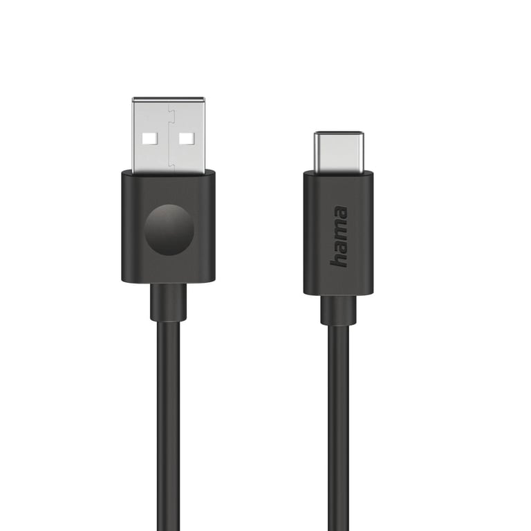 Hama 00086447 kabel USB USB 2.0 1,2 m USB A USB C Czarny