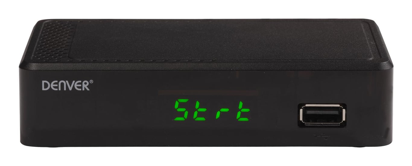 Denver DTB-148 set-top box (dekoder STB) Ethernet (RJ-45), Terrestrial Full HD Czarny