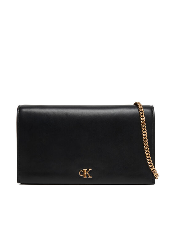 Calvin Klein Torebka Ck Wallet On Chain LV04F3319G Czarny