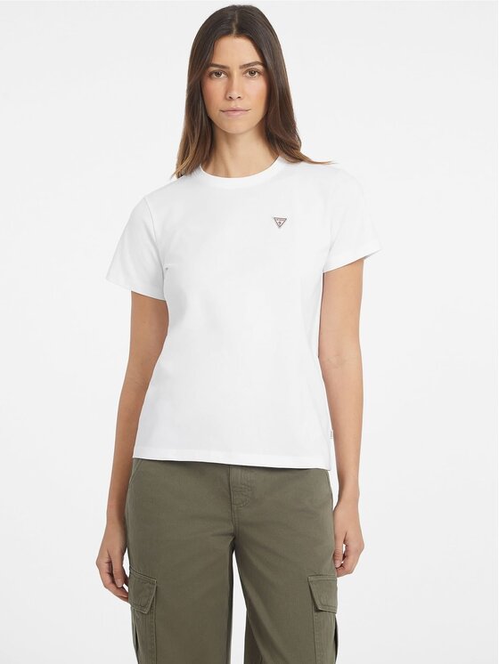 Guess Jeans T-Shirt 165653 Biały Classic Fit