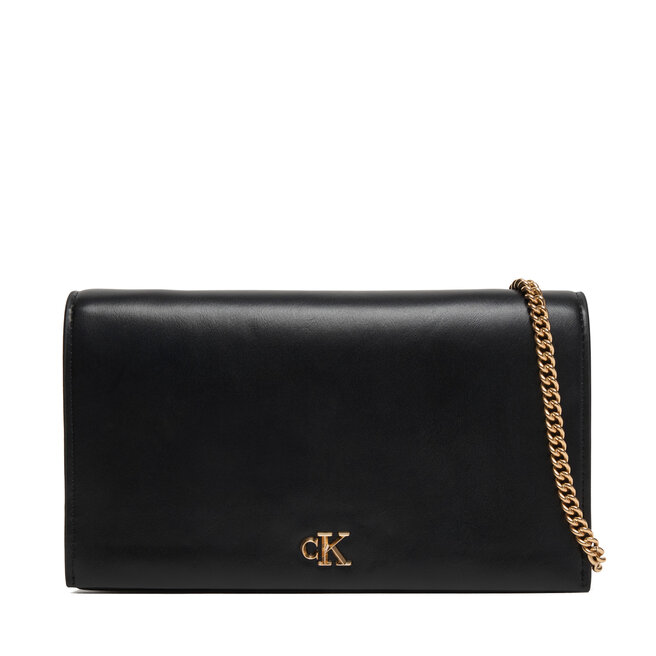 Torebka Calvin Klein Ck Wallet On Chain LV04F3319G Czarny