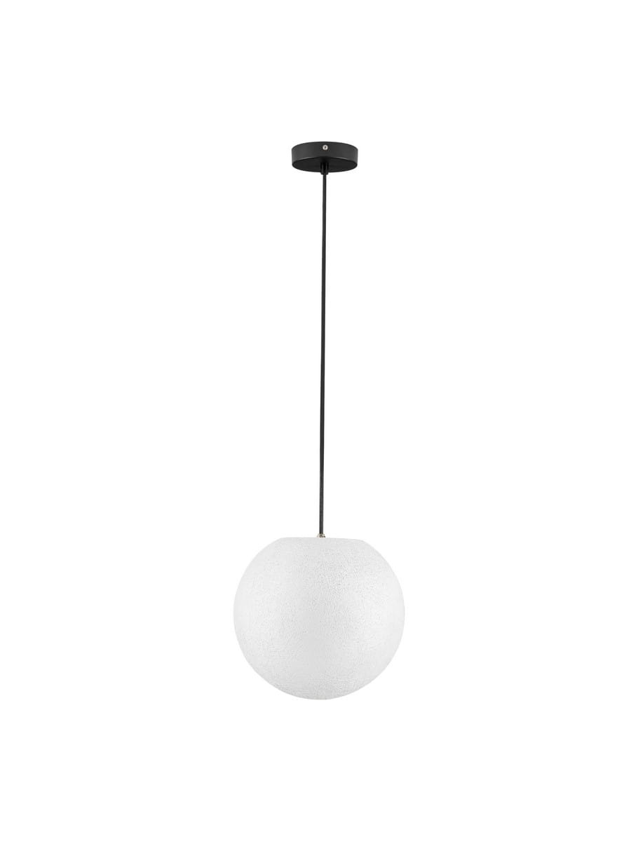 Luces Exclusivas CELENDINLE73762 Lampa wisząca zewnętrzna o kulistym kloszu z włókna żywicznego