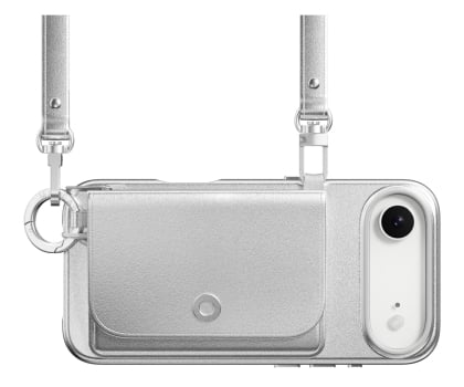 MAGEASY Pouch M do iPhone Air Silver/Silver