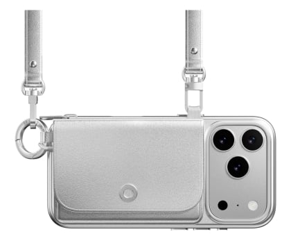 MAGEASY Pouch M do iPhone 17 Pro Silver/Silver