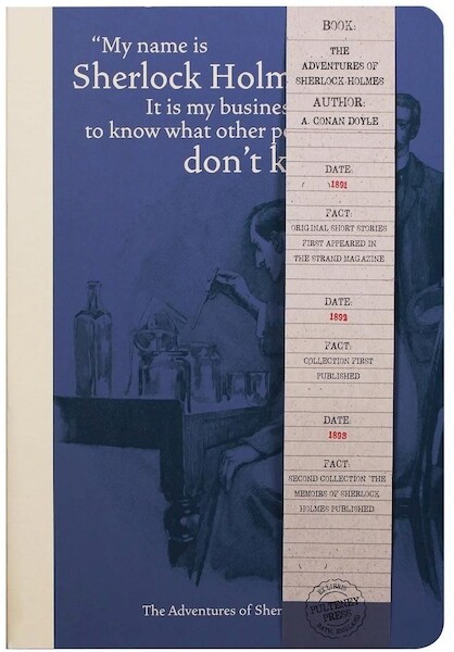 Pulteney Press Notatnik A5 linia - Sherlock Holmes