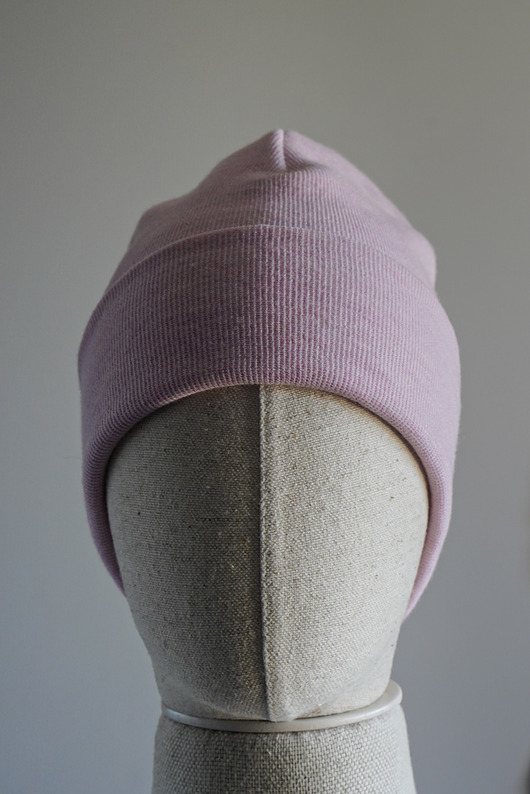 Czapka Merino jasny róż