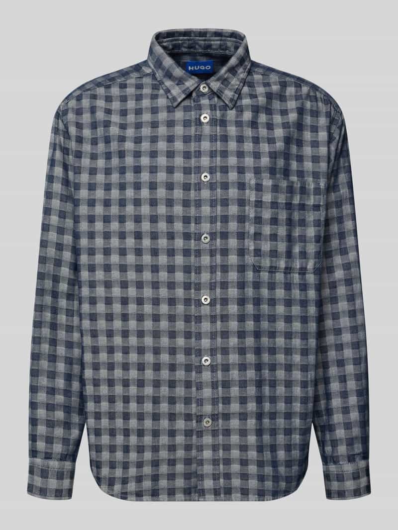 Koszula casualowa o kroju regular fit z czystej bawełny model ‘EBALTO’