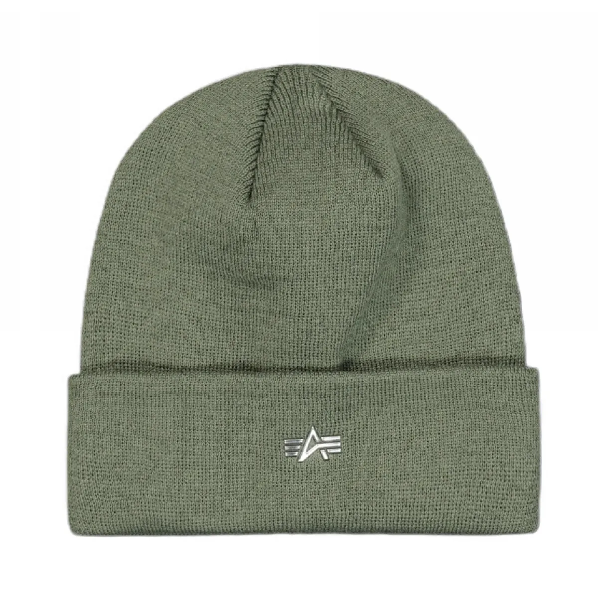 Alpha Industries Czapka zimowa Metal Logo Beanie 258904 01 - Sage Green