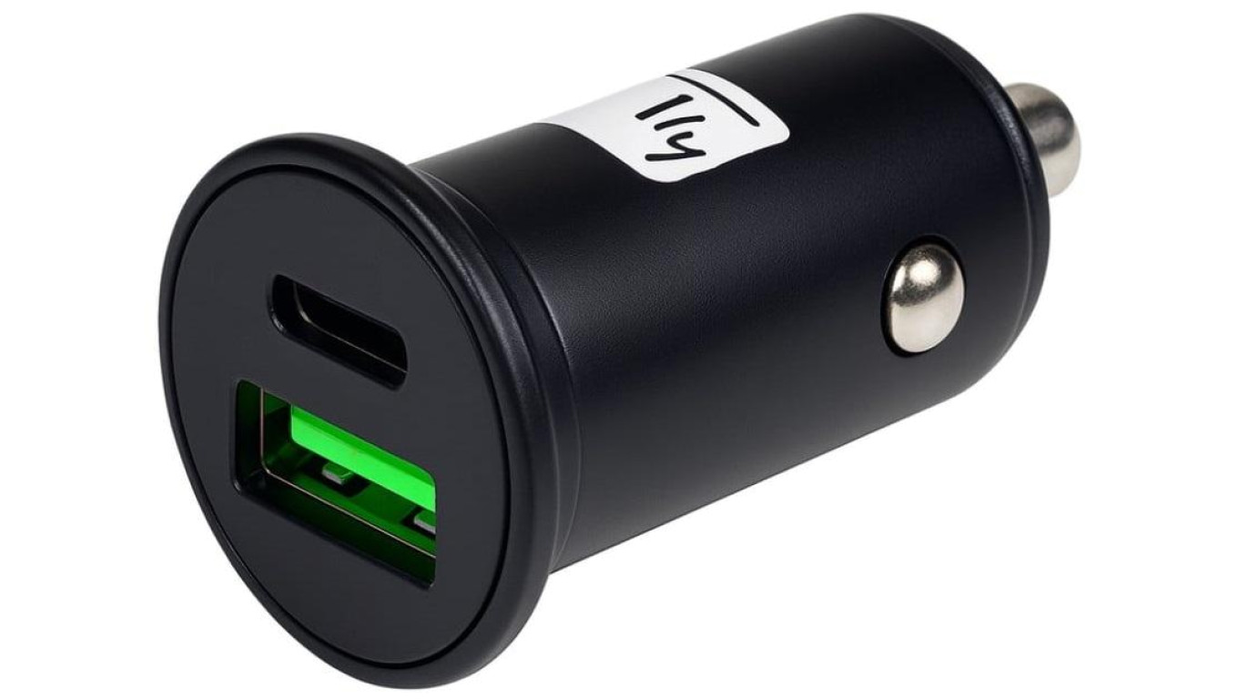 Ładowarka TECHLY 1 x USB-A Czarny IUSB2-CAR5-AC45W