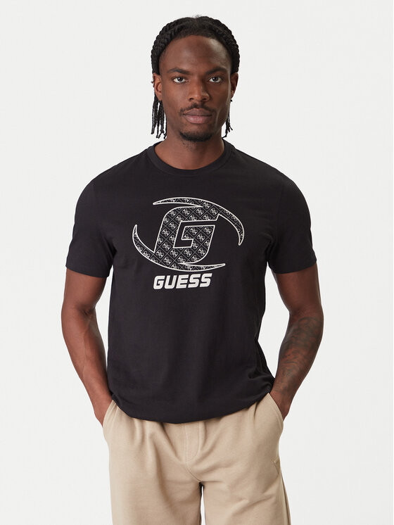Guess T-Shirt Z6RI06 I3Z14 Czarny Regular Fit