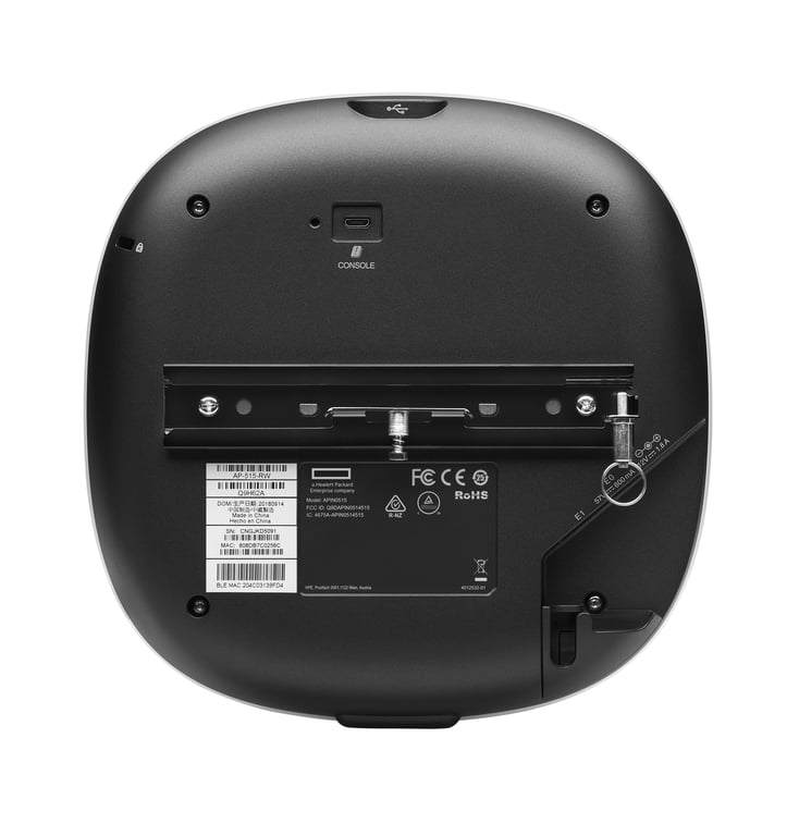 HPE Aruba Networking AP-515 (RW) Dual Radio 4x4/2x2 Wi-Fi 6  Campus Access Point S3J29A