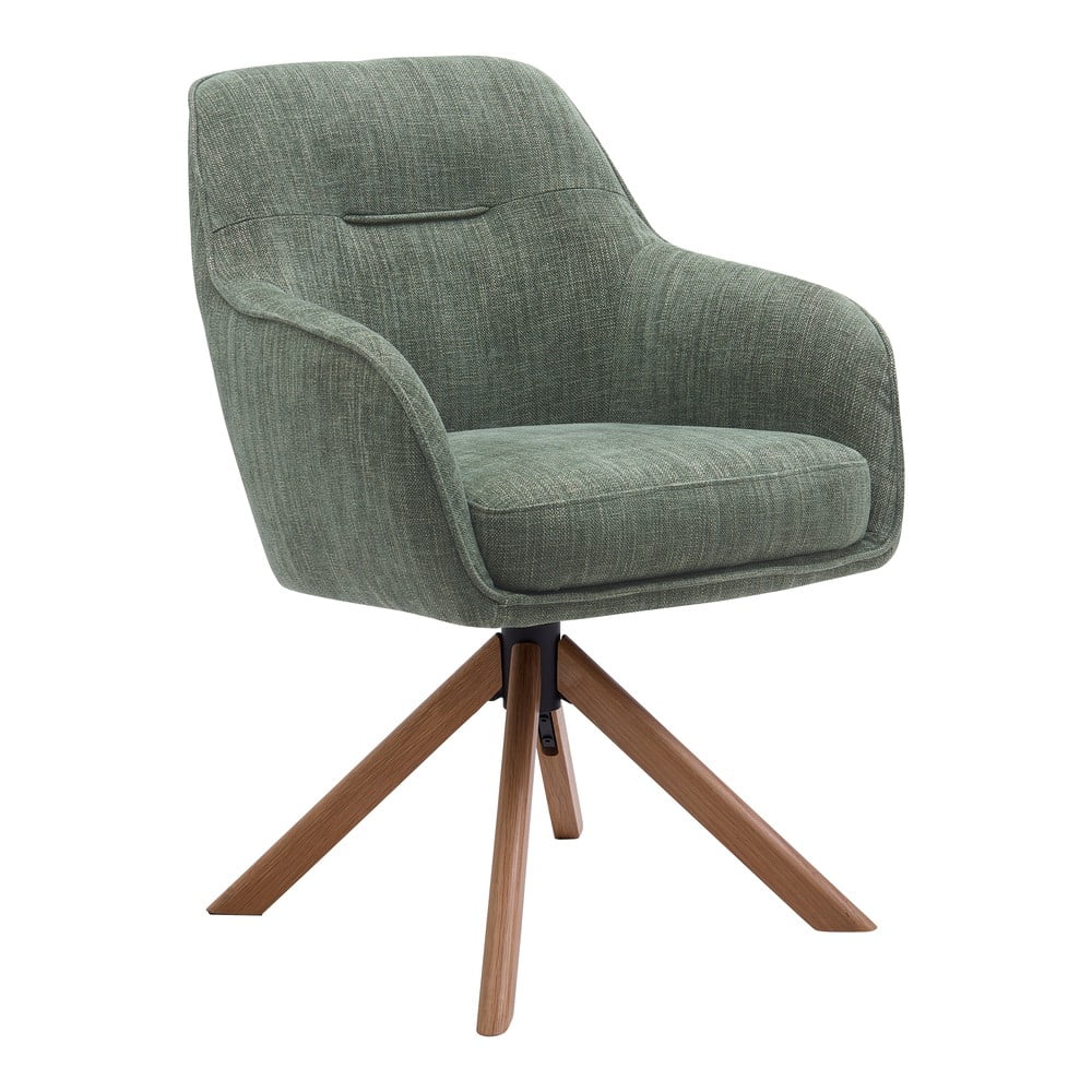 Zielone tapicerowane fotele jadalniane zestaw 2 szt. Avola – Unique Furniture