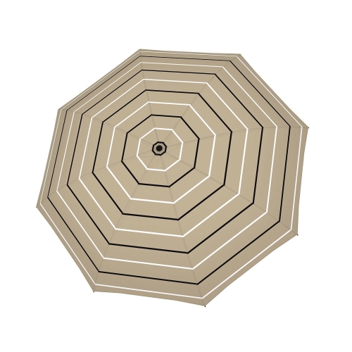 Parasol damski Doppler Fiber Magic Classy Sand automatyczny składany