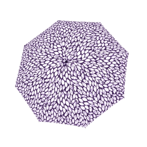 Parasol damski Doppler Fiber Magic Leaves Indigo automatyczny składany