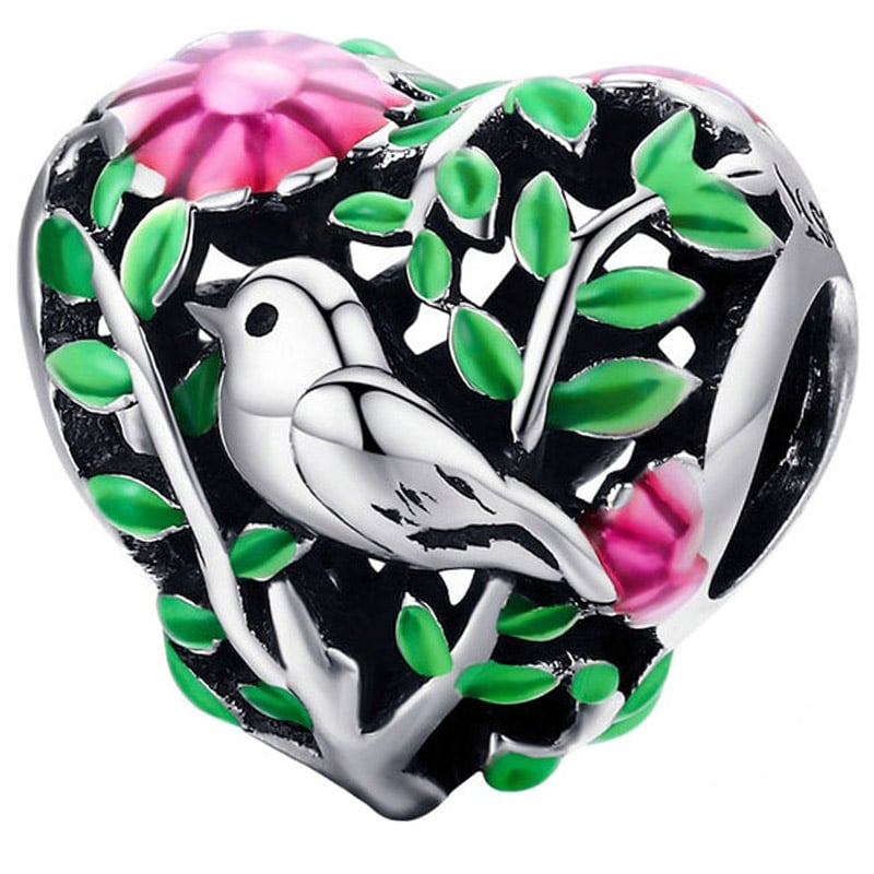 Charms do Pandora - CHARMS SERCE PTASZEK