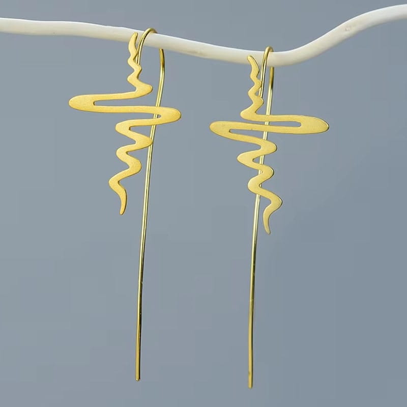 Kolczyki Złote - KOLCZYKI BICIE SERCA