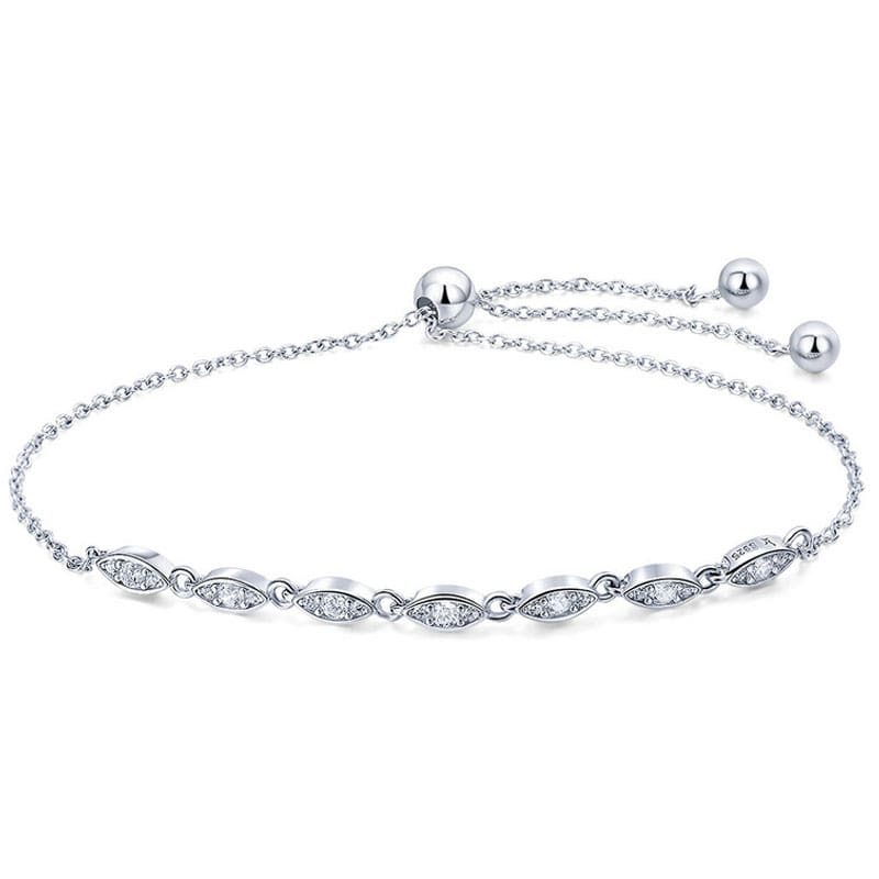 Bransoletka Srebrna - BRANSOLETKA CYRKONIE