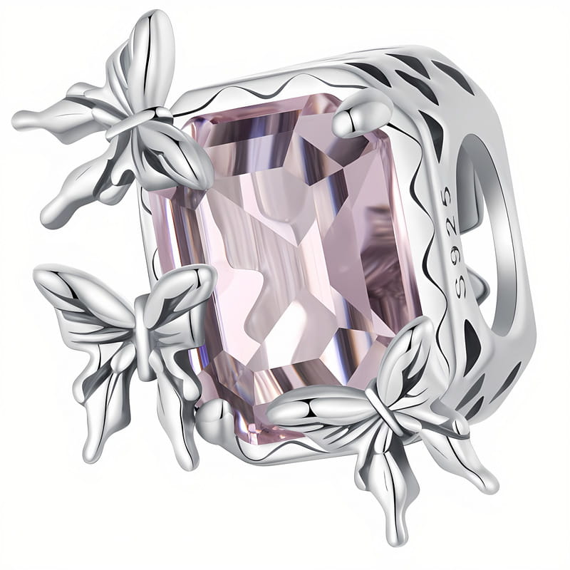 Charms do Pandora - CHARMS KRYSZTAŁOWE MOTYLE