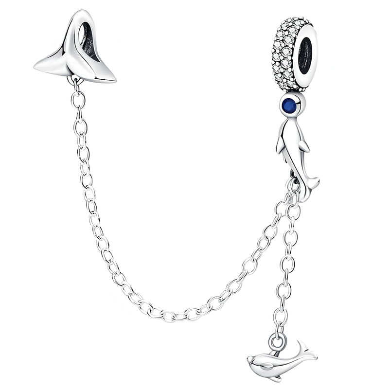 Charms do Pandora - CHARMS ŁAŃCUSZEK DELFIN