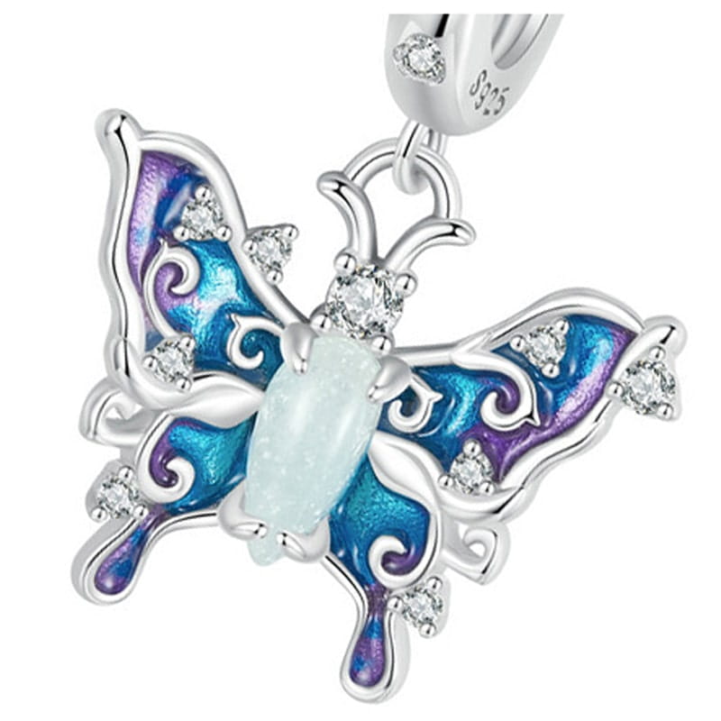 Charms do Pandora - CHARMS FLUORESCENCYJNY MOTYL