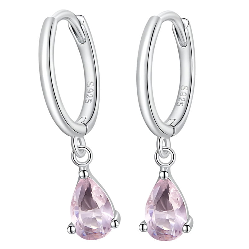 Kolczyki Srebrne - KOLCZYKI KROPELKA