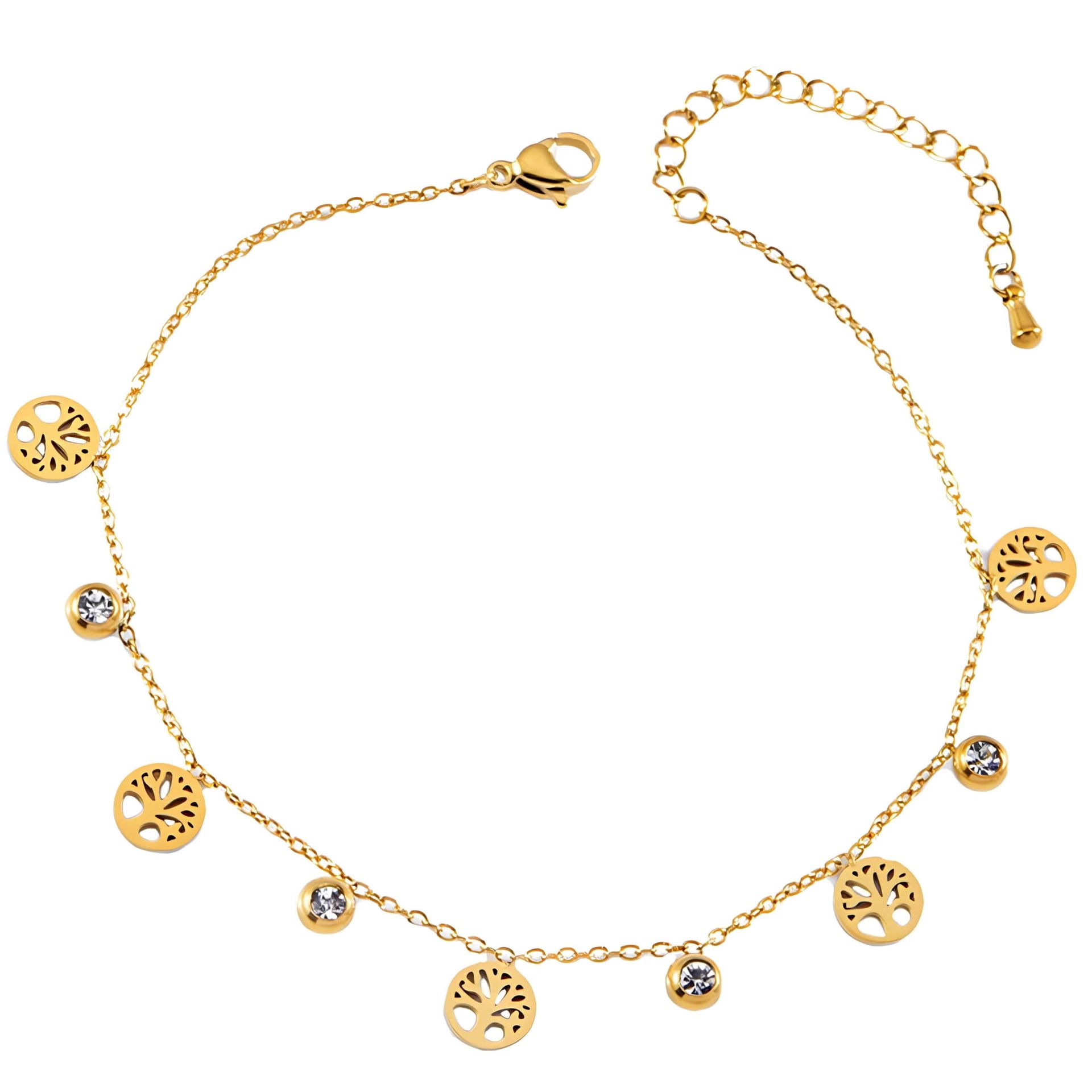 BRANSOLETKA NA NOGĘ - Bransoletka na nogę Drzewko