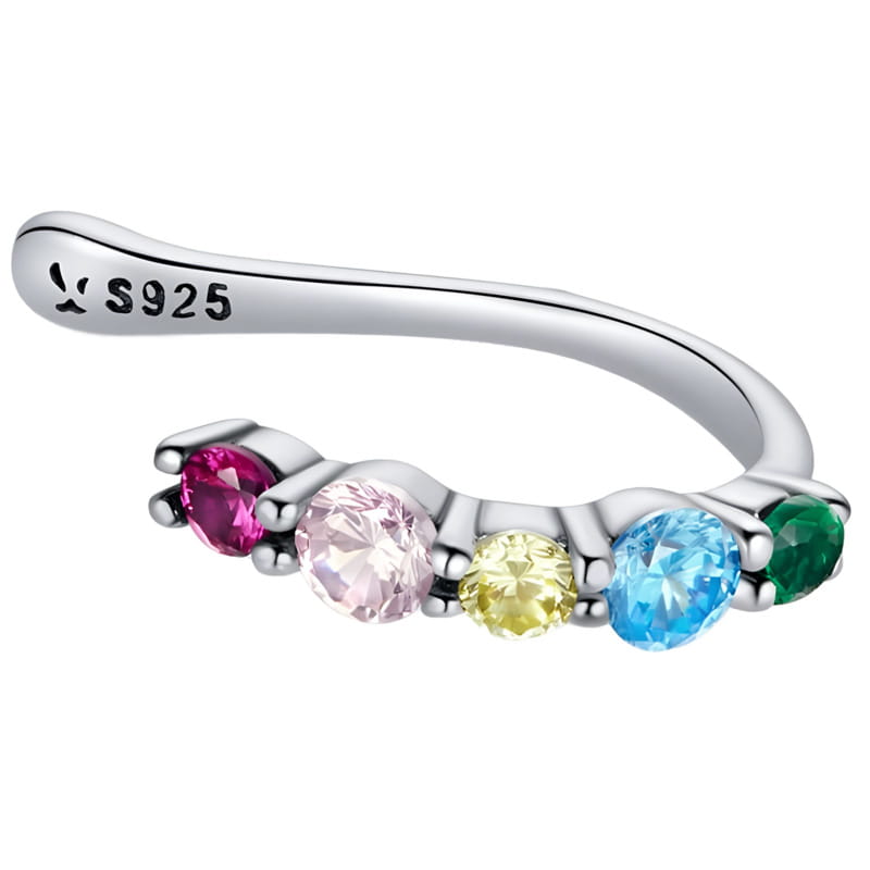 Kolczyk Srebrny - KOLCZYK NAUSZNICA