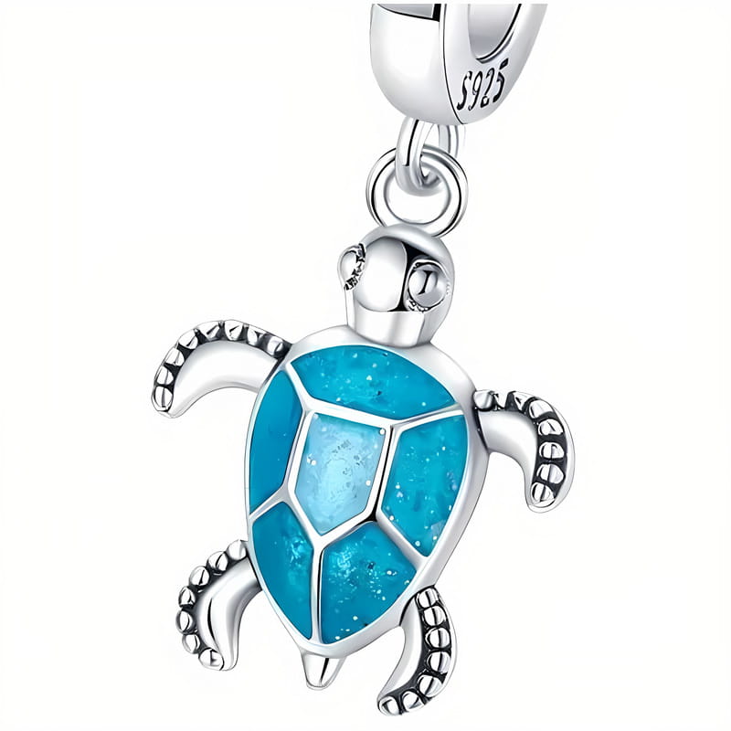 Charms do Pandora - FLUORESCENCYJNY ŻÓŁW MORSKI