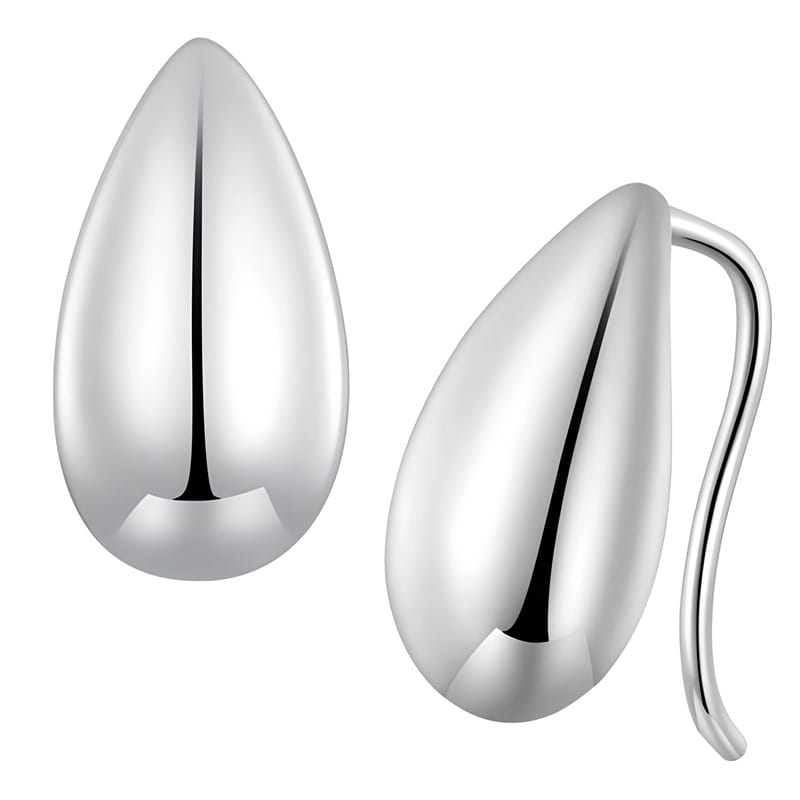 Kolczyki Srebrne - KOLCZYKI KROPELKA