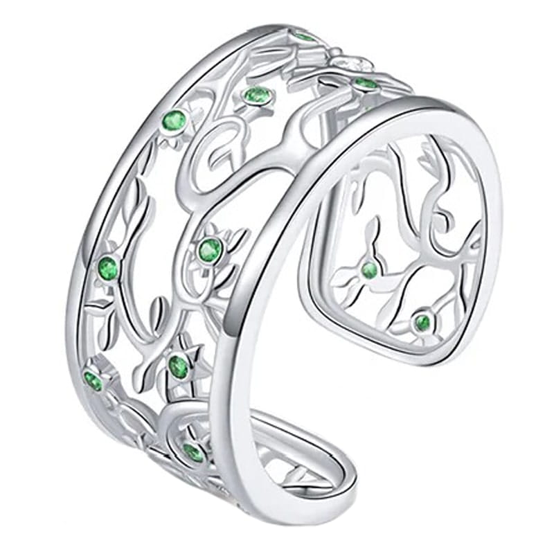 Pierścionek Srebrny - PIERŚCIONEK DRZEWO ŻYCIA