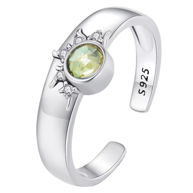 Pierścionek Srebrny - PIERŚCIONEK SŁOŃCE