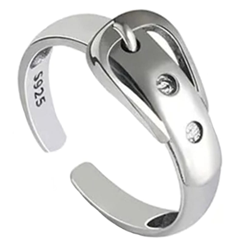 Pierścionek Srebrny - PIERŚCIONEK PASEK