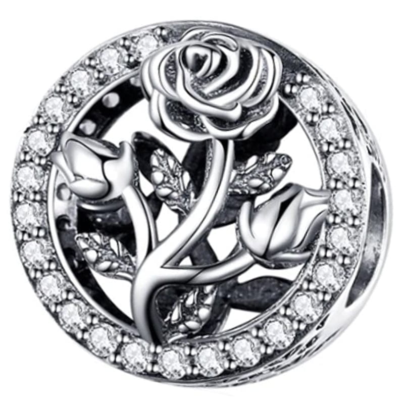 Charms do Pandora - CHARMS ROMANTYCZNA RÓZA