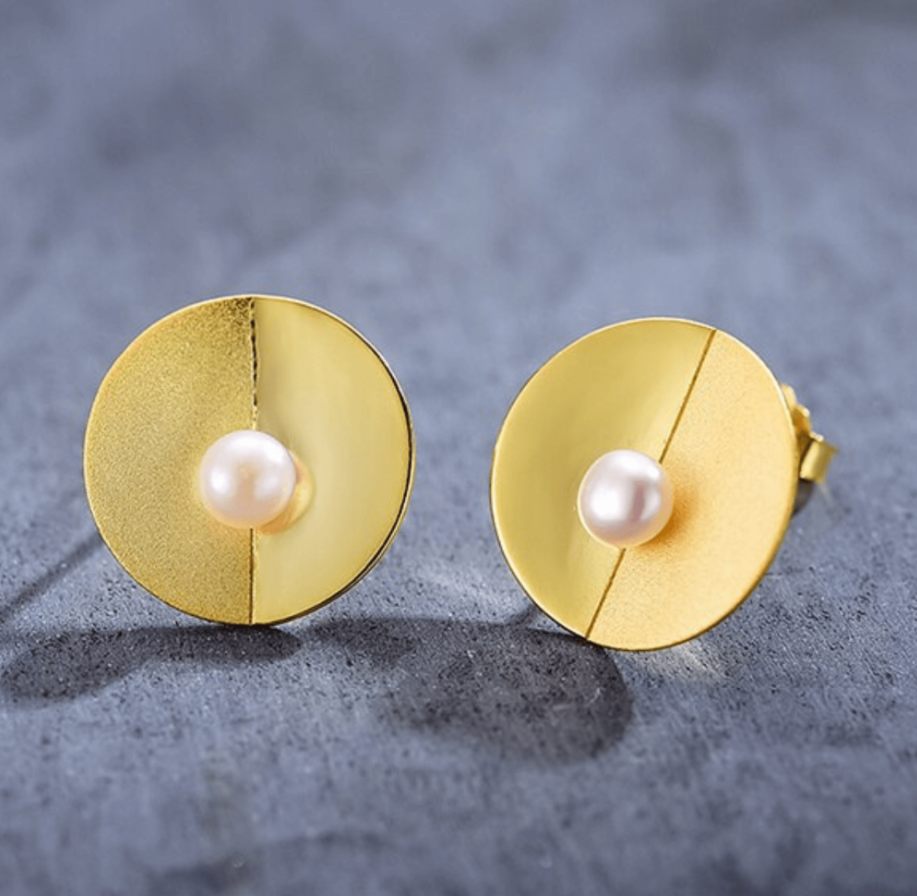 Kolczyki Złote - KOLCZYKI Z PERŁĄ