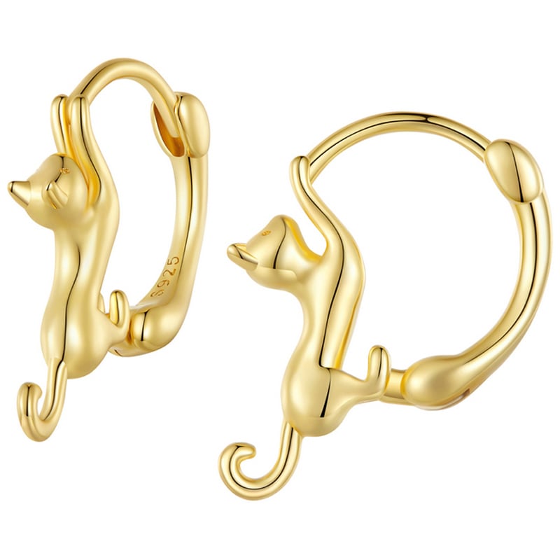 Kolczyki Złote - KOLCZYKI KOTKI