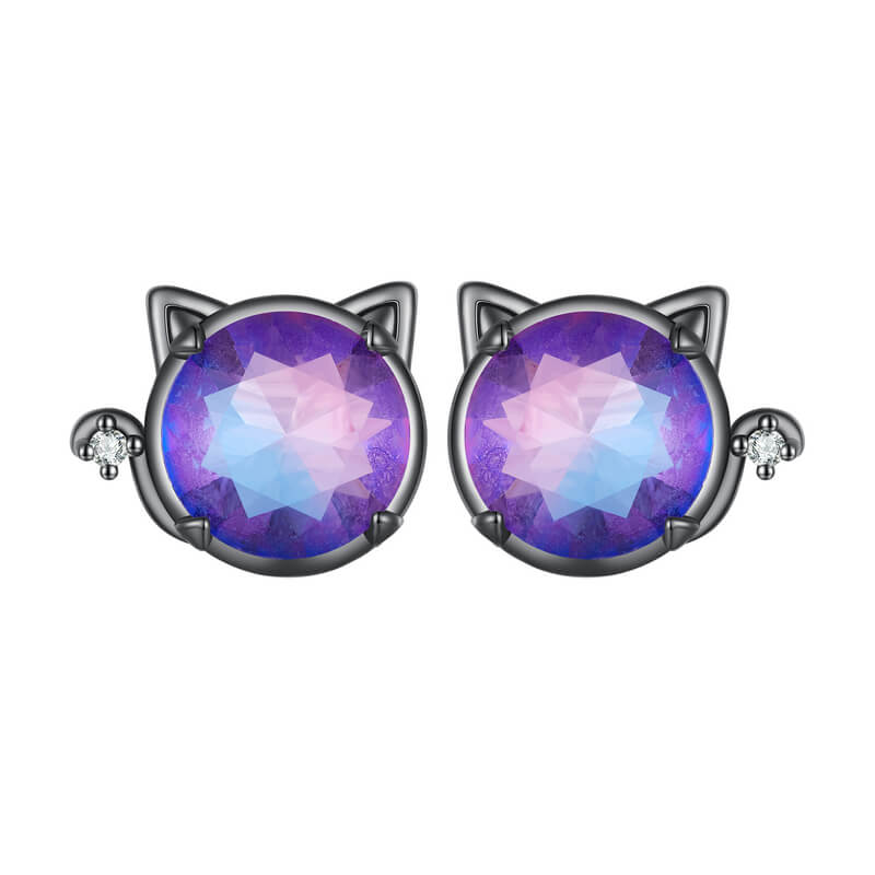 Kolczyki Srebrne - KOLCZYKI KOTKI